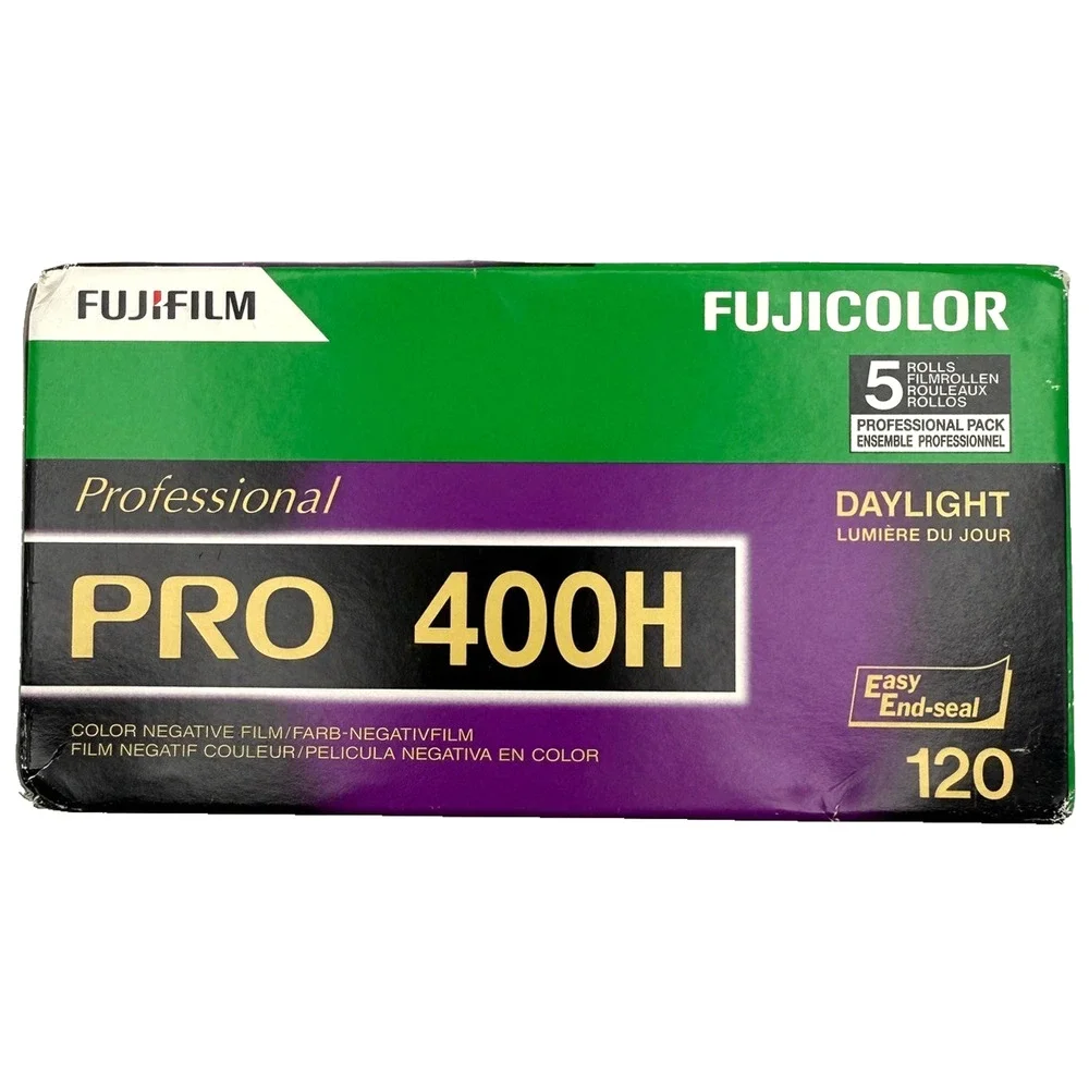 Fujifilm Fujicolor Pro 400H 120 Color Negative Film 5 Roll Pack EXP 2018 Sealed